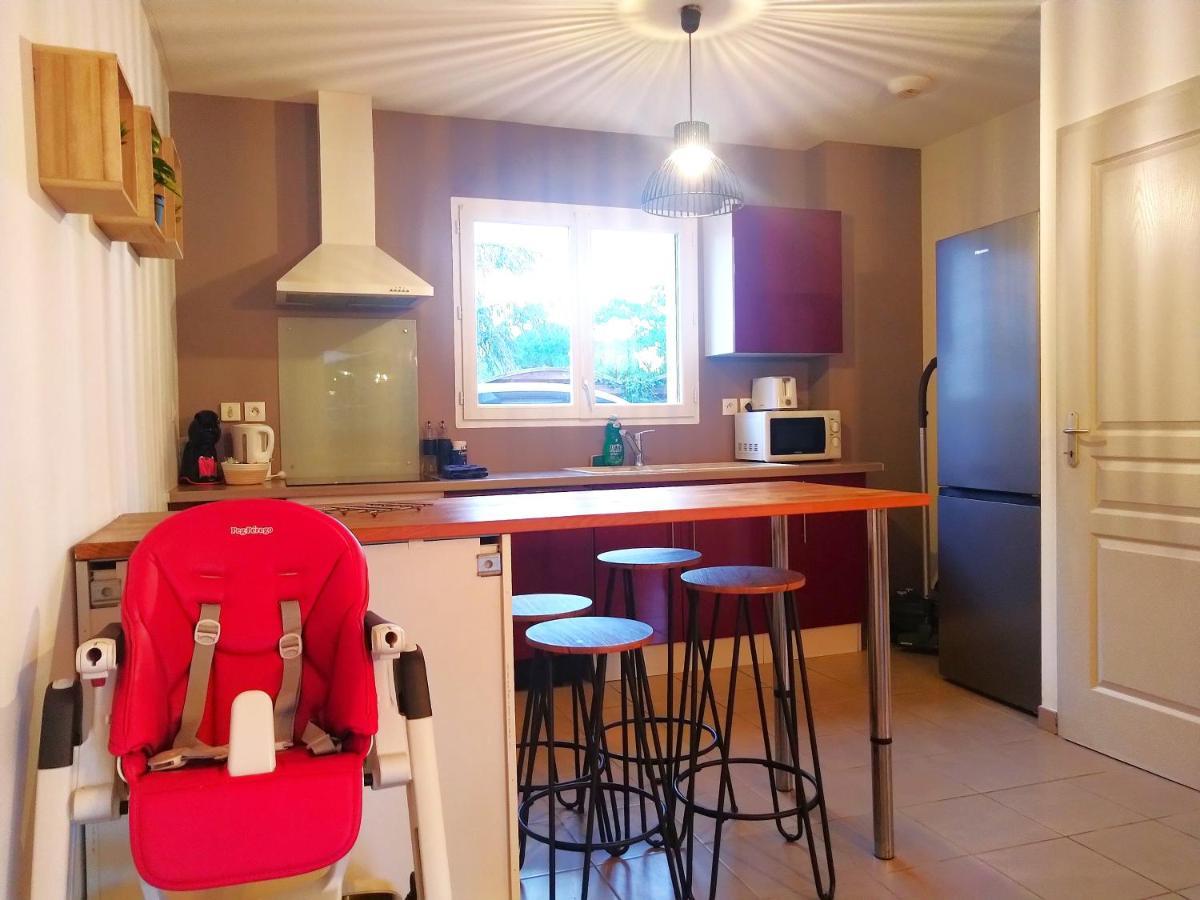 Le Clos Andree - Charmante Maison 8 Personnes - 5 Lits - Climatisation Reversible - Parking 3 Vehicules - Garage - Zone Nord Montauban - Terrasse Et Jardin Exterior foto