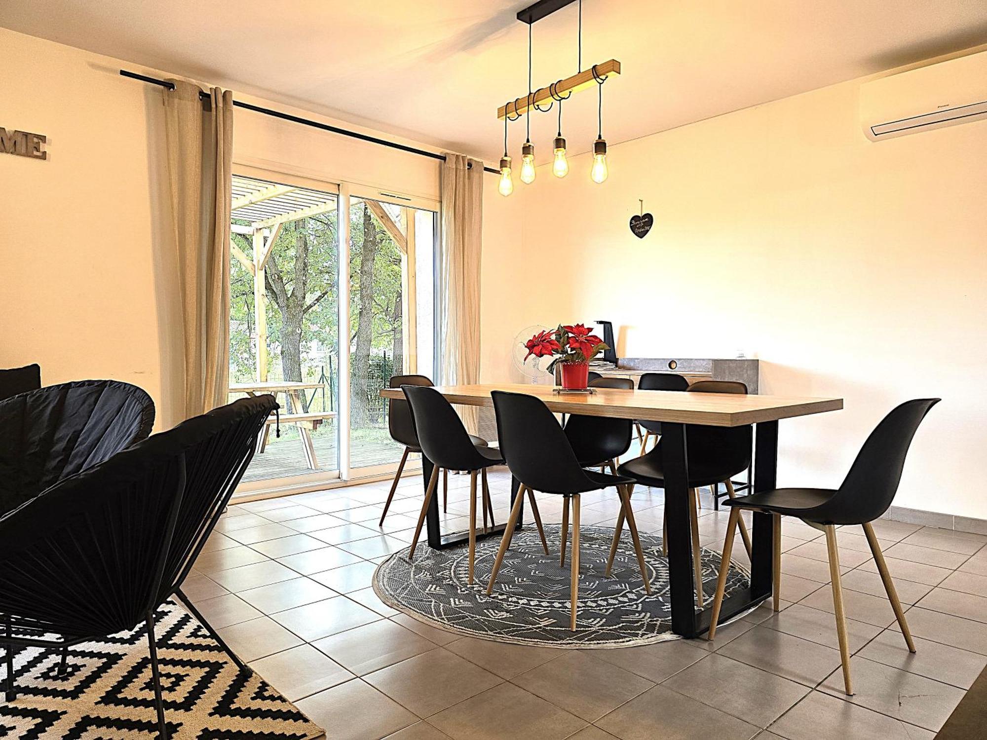 Le Clos Andree - Charmante Maison 8 Personnes - 5 Lits - Climatisation Reversible - Parking 3 Vehicules - Garage - Zone Nord Montauban - Terrasse Et Jardin Exterior foto